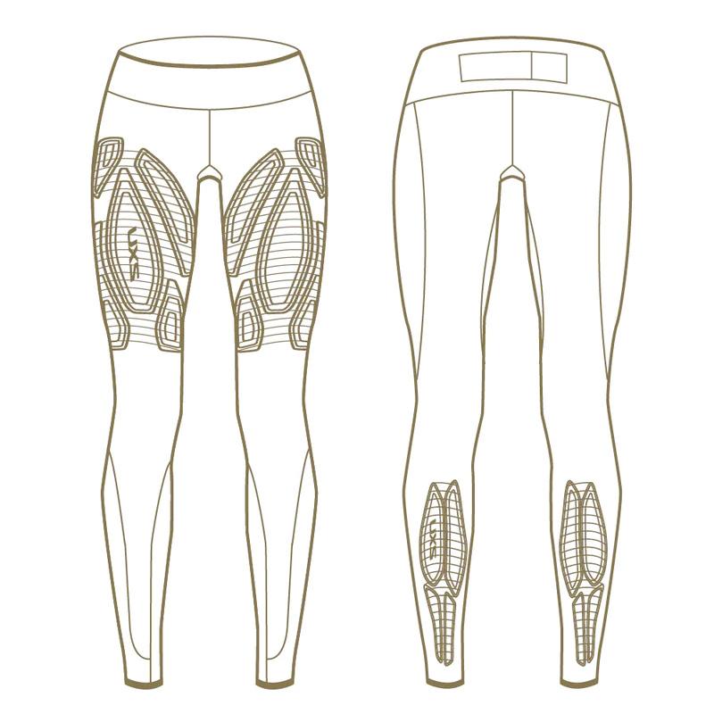 2XU ツータイムズユー ライトスピード MCS ミッドライズ コンプレッションタイツ WA6523B レディース ランニング ウエア ロングの画像