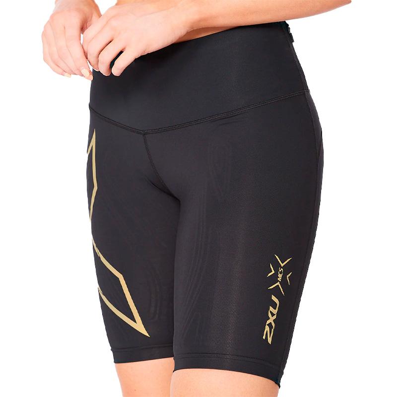 2XU ツータイムズユー MCS ウィメンズ ライトスピード ミッドライズ コンプレッションショート WA6593B レディース ランニング ウエア タイツの画像