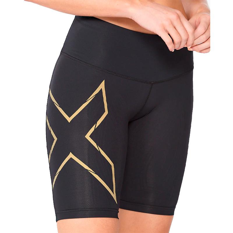 2XU ツータイムズユー MCS ウィメンズ ライトスピード ミッドライズ コンプレッションショート WA6593B レディース ランニング ウエア タイツの画像