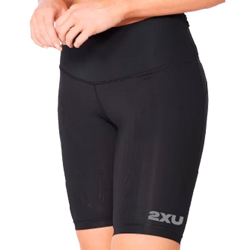 2XU ツータイムズユー ウィメンズ ライトスピードMCSラン レースコンプミッドライズショート WA7236B-BLK/SRF スポーツ ランニング ウエア ボトムス 販売店限定の画像