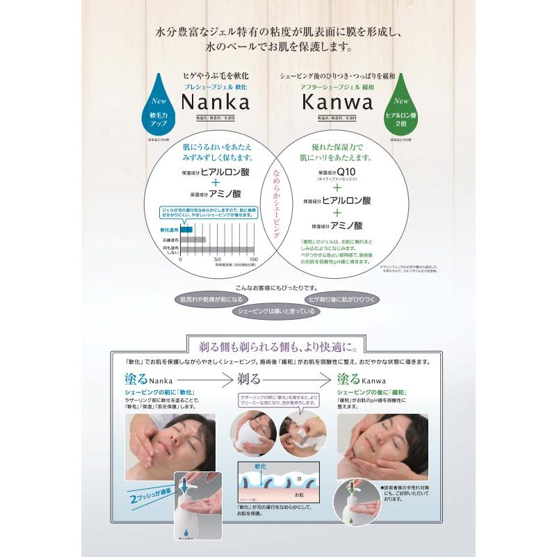 フェザー　プレシェーブジェル　軟化　Nanka　　詰め替え用　1000g｜athomecare｜04