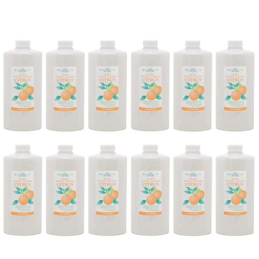 JPコロニア アロマ タオルコロン シトラス　1000ml　(12本セット)
