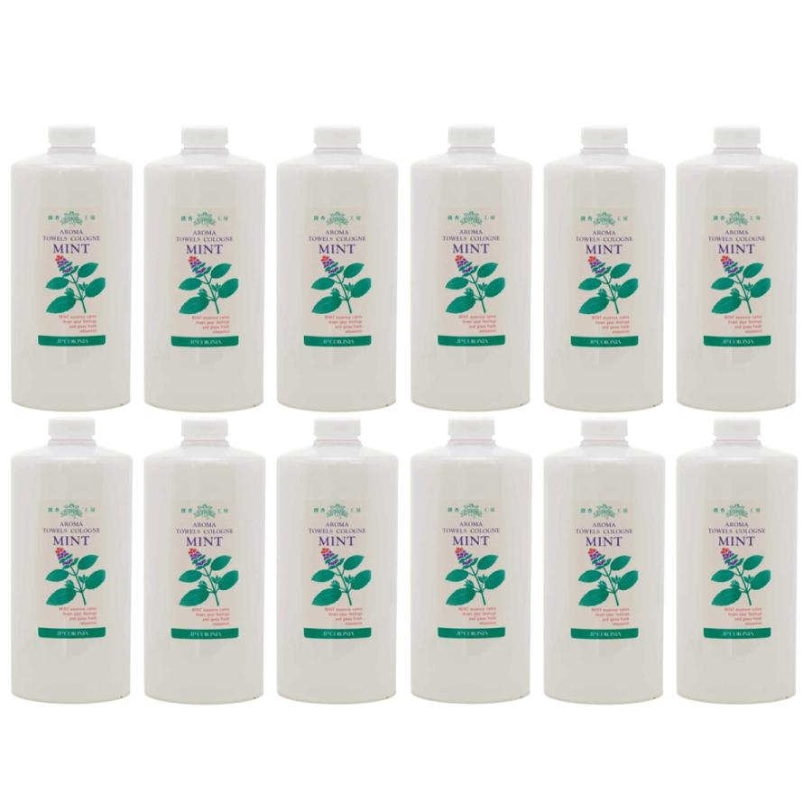 JPコロニア アロマ タオルコロン　ミント　1000ml　(12本セット)