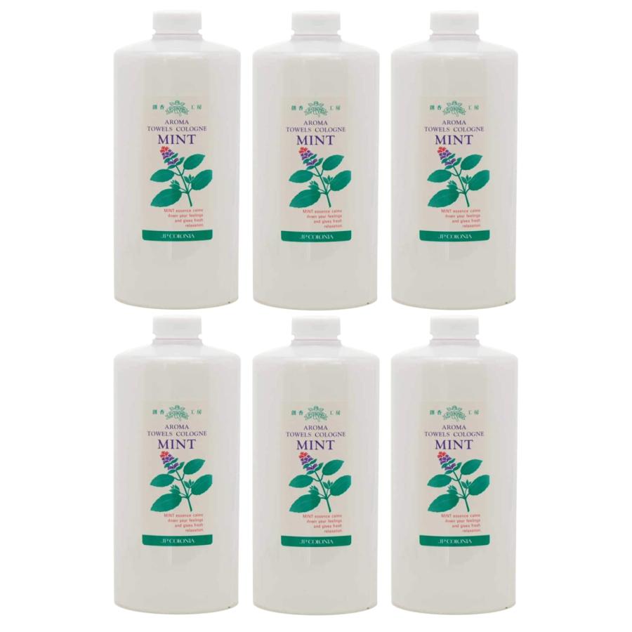 JPコロニア アロマ タオルコロン ミント　1000ml　(6本セット)