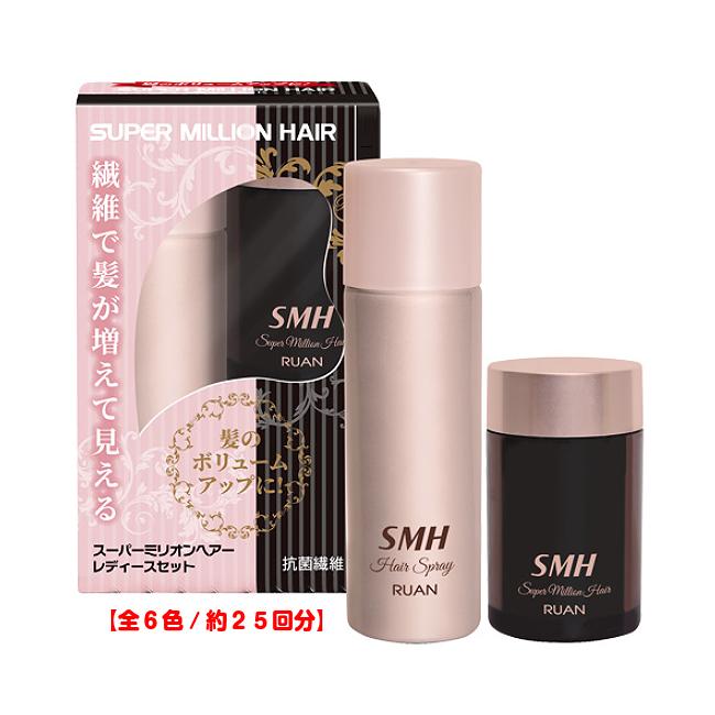 スーパーミリオンヘアー レディースセット ダークブラウン（本体10g