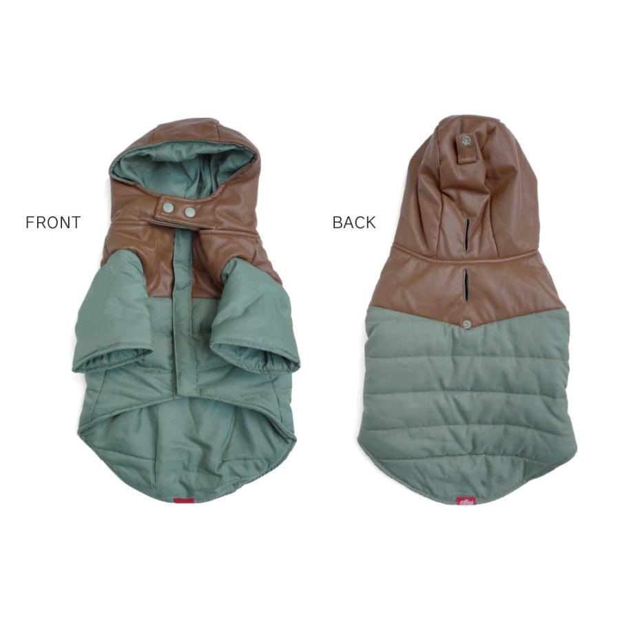 バイカラー ダウンコート 中綿 フレンチブルドッグ服 パグ服 犬服 |  | 03