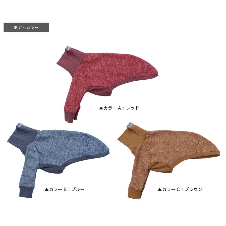 イタグレ 服 霜カラー ロングスリーブ スウェット イタリアングレー