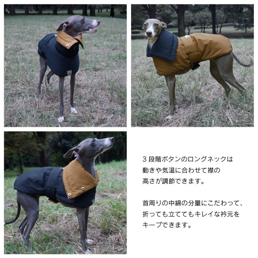 リバーシブル オーバーコート キャメル ネイビー イタリアングレーハウンド 服 イタグレ Reversiblecamel Athos Shop 通販 Yahoo ショッピング