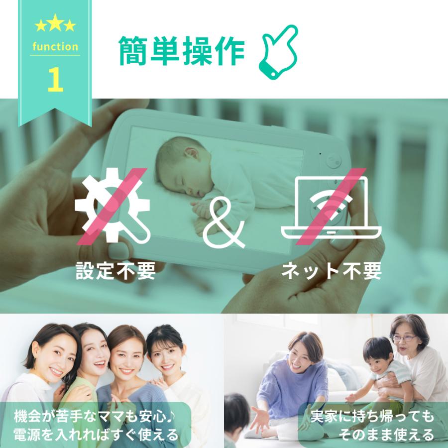 録画機能搭載 ベビーモニター CU-CAA1 ママの厳選された8つのニーズを搭載した ベビーカメラ 見守りカメラ |  | 05