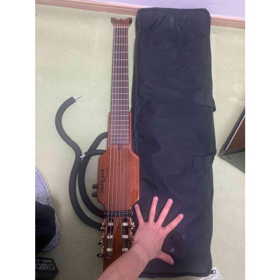 中古】Aria AS-101S /サイレント・トラベルギター : アットジャズ