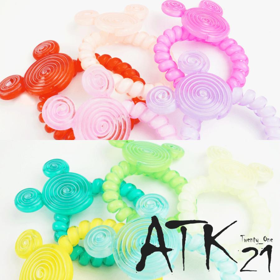 ミッキー スプリングヘアゴム くるくるヘアゴム キャンディーカラー 可愛い カラーバリエーション キッズ ヘアアクセサリー Hg Atk21 通販 Yahoo ショッピング