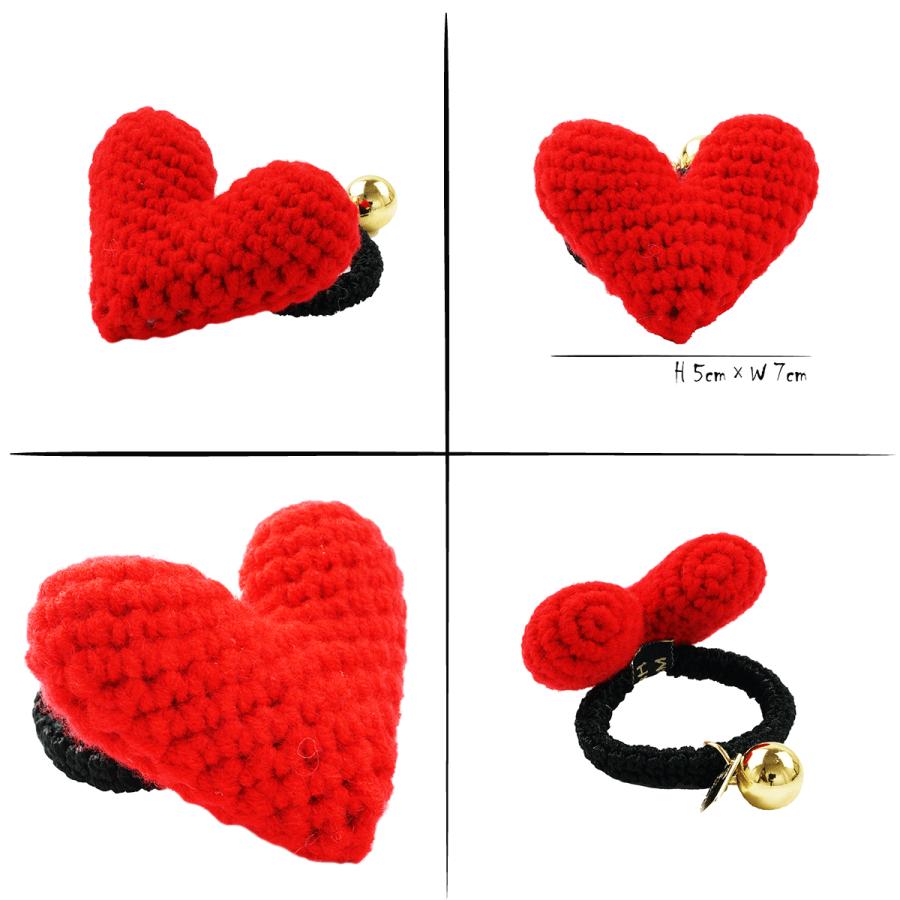 ハートモチーフヘアゴム 毛糸ヘアゴム 子供用ヘアゴム ヘアポニー 卒業式 入学式 発表会 七五三 結婚式 パーティ 子供 キッズ 女の子 ヘアアクセサリー Hgk Atk21 通販 Yahoo ショッピング