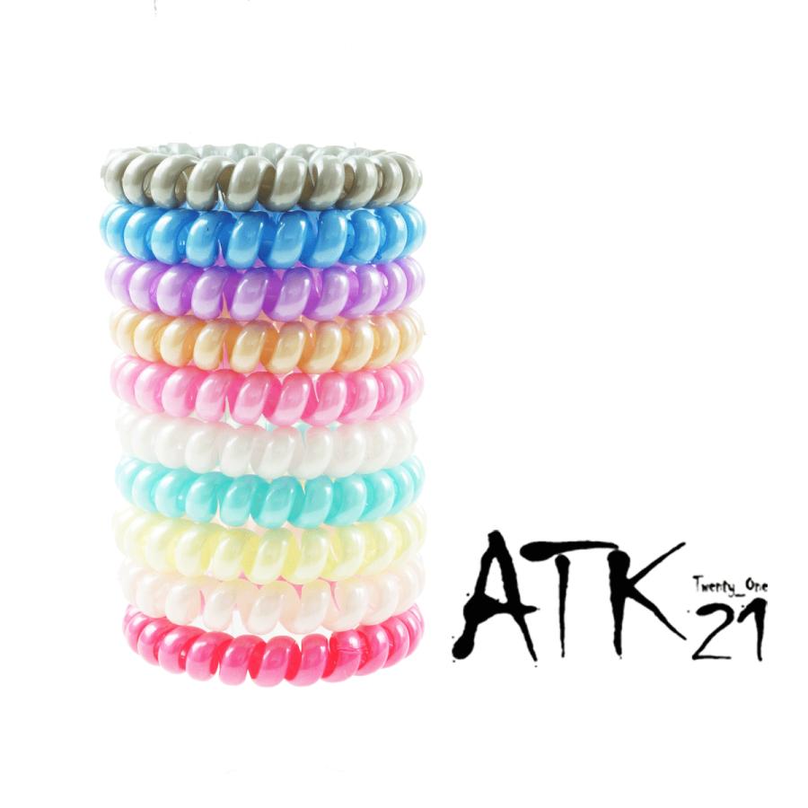 スプリングゴム ヘアゴム パステルカラー ヘアポニー 髪留め メンズ レディース ユニセックス ヘアアクセサリー Hgs0501 Atk21 通販 Yahoo ショッピング