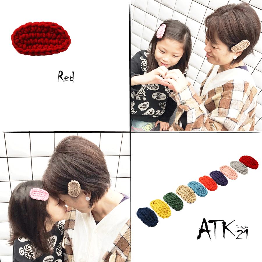 毛糸スリーピン ハンドメイド 手作り パッチン留め 親子でお揃い 人気 可愛い 髪留め へアクリップ 子供 キッズ レディース ヘアアクセサリー Hpp Atk21 通販 Yahoo ショッピング