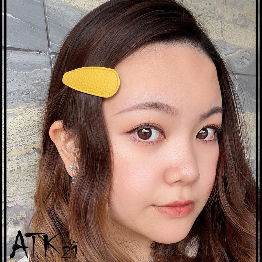 レザー マットカラー トライアングル パッチンピン パッチン留め 人気 可愛い 髪留め へアクリップ レディース 韓国ヘアアクセサリー Hpp Atk21 通販 Yahoo ショッピング