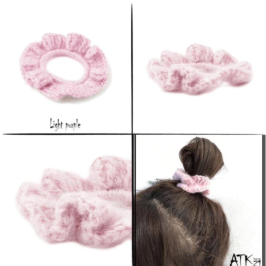 毛糸 シュシュ ヘアゴム 簡単ヘアアレンジ 秋冬人気アイテム まとめ髪 髪留め レディース ヘアアクセサリー Hss Atk21 通販 Yahoo ショッピング