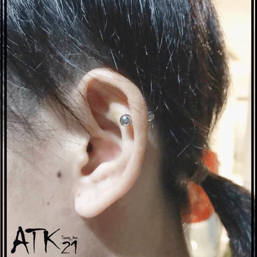 片耳用 ボール バーベルピアス ボディピアス イヤーロブ ヘリックス トラガス 16g ステンレス メンズ レディース ユニセックス アクセサリー Sps Atk21 通販 Yahoo ショッピング
