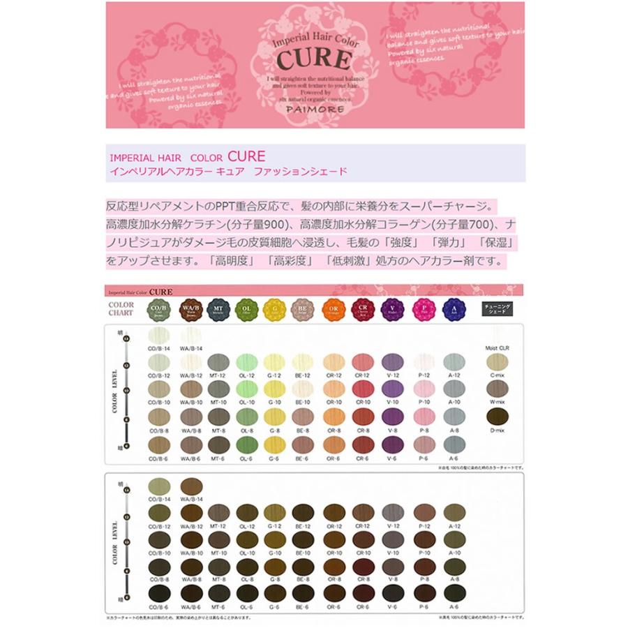 パイモア ヘアカラー剤 インペリアルカラー キュア ファッション 