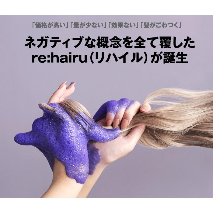 送料無料 2個セット ムラサキシャンプー re:hairu カラーシャンプー