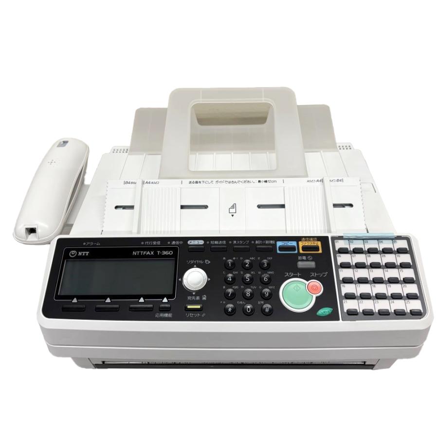 NTT 感熱ロール紙FAX NTTFAX T-360 印字枚数4,865枚 卓上型