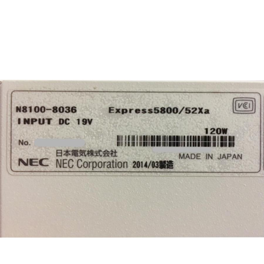 NEC NEC Express5800/52Xa デスクトップパソコン 17型液晶ディスプレイ 