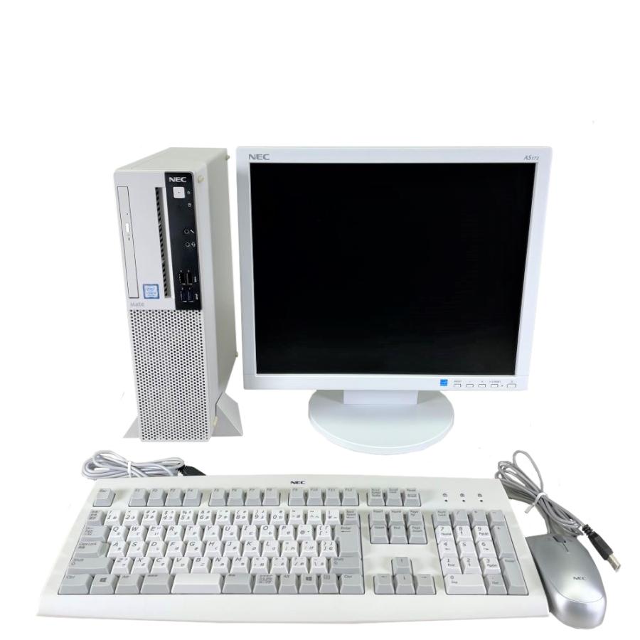 NEC MRM28L-4 デスクトップパソコン 17型液晶ディスプレイ 一式セット 中古｜atland-shop