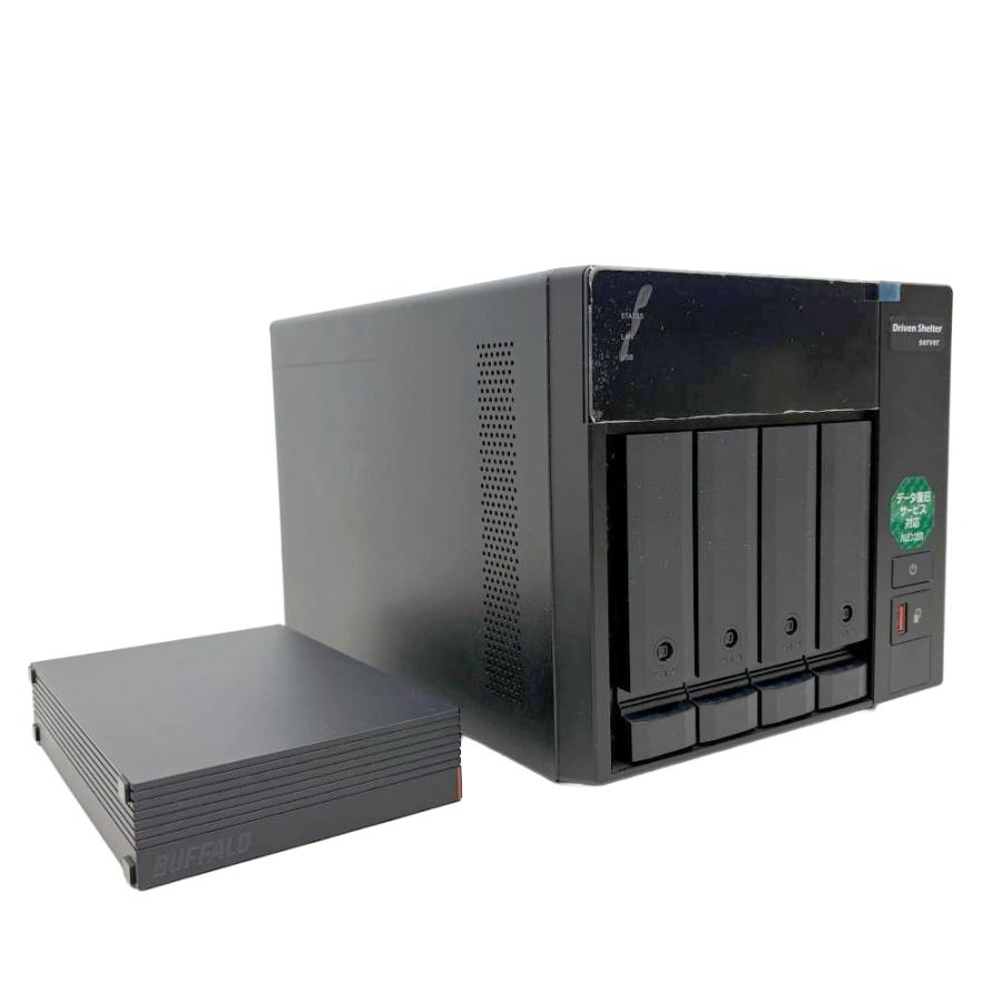 アレクソン 業務用NAS DS-440 NAS-473AG 4ドライブ 8TB Intel Celeron
