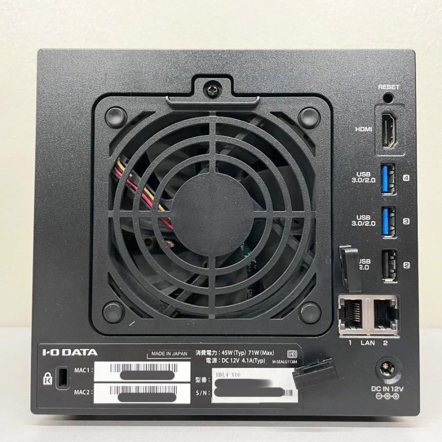 LAN DISK IOデータ NAS HDL4-X16 4ドライブ 16TB LinuxベースOS LAN DISK IOデータ NAS HDL4-X16 4ドライブ 16TB LinuxベースOS
