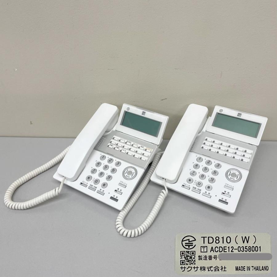 サクサ SAXA ビジネスホン PLATIA Standard PT1000 Std TD810W