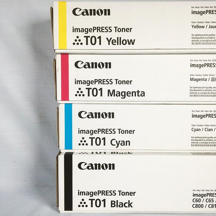 9.Canon imagePRESS Toner T07 4色セット C/M/Y/K 純正 未開封 【公式