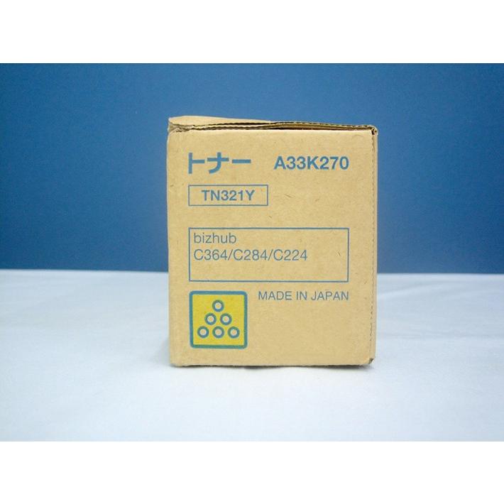 コニカミノルタ トナーカートリッジ TN321Y コニカミノルタ（KONICA MINOLTA） 純正トナーカートリッジ TN321Y