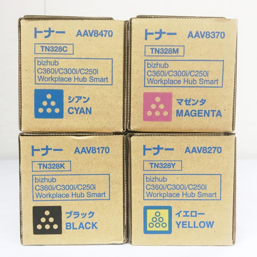 コニカミノルタ 純正トナーカートリッジ TN328 4色セット コニカミノルタ 純正トナーカートリッジ TN328 4色セット
