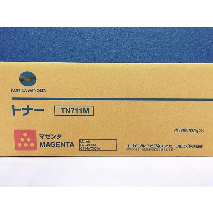 コニカミノルタ（KONICA MINOLTA） 純正トナーカートリッジ TN711M