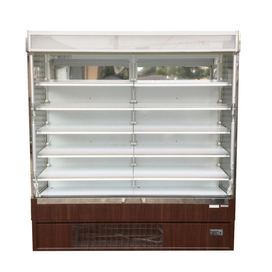 中古冷蔵ショーケース 大和冷機 633OP-MR 多段オープン冷蔵ショーケース パナソニック室外機