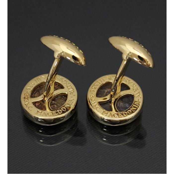 BVLGARI（ブルガリ） 広尾店 モネーテ 古代コイン カフス K18YG