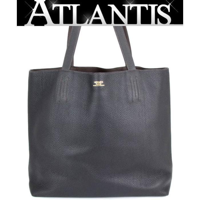 HERMES 【広尾店】エルメス ドゥブルセンス 45 トリヨンクレマンス 黒 