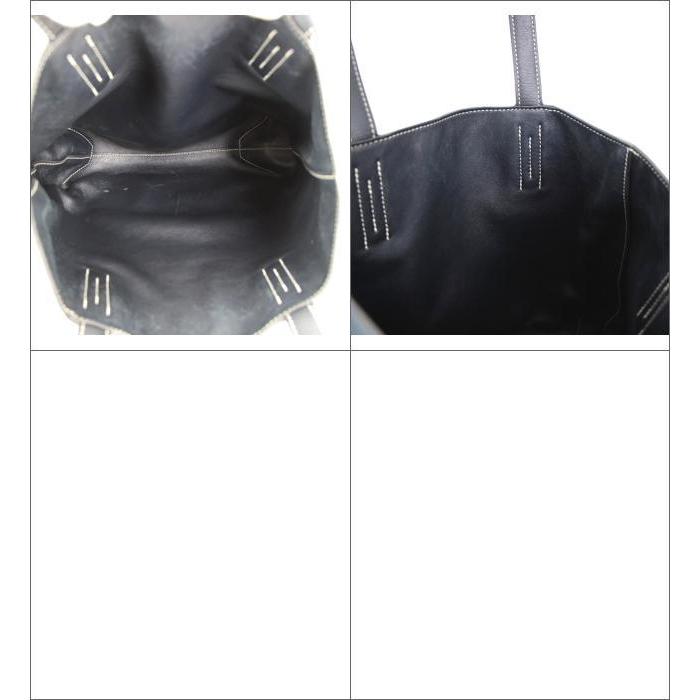 HERMES 【広尾店】エルメス ドゥブルセンス28 トートバッグ ブルー