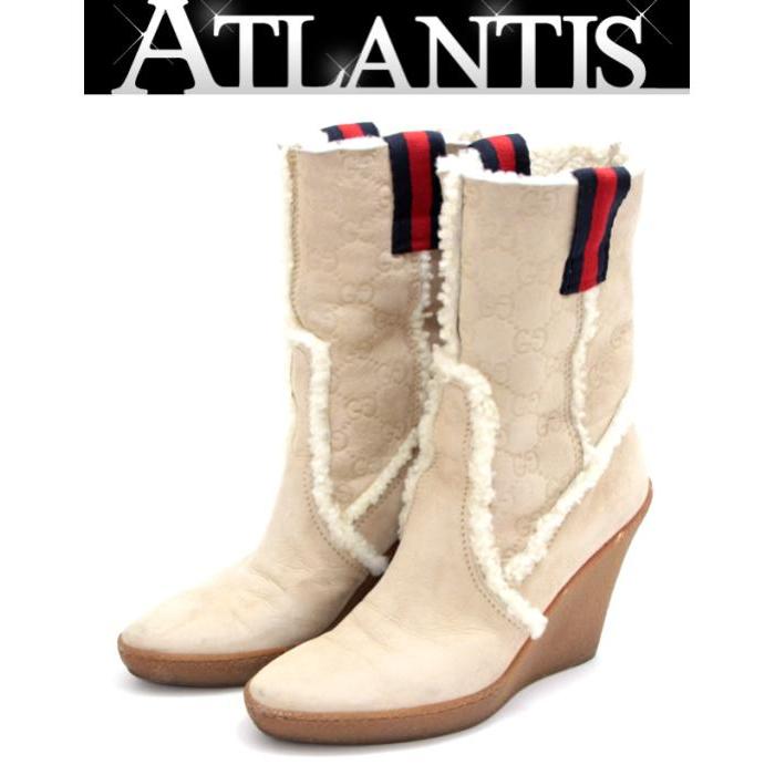 グッチ GGムートン ブーツsacai fragment