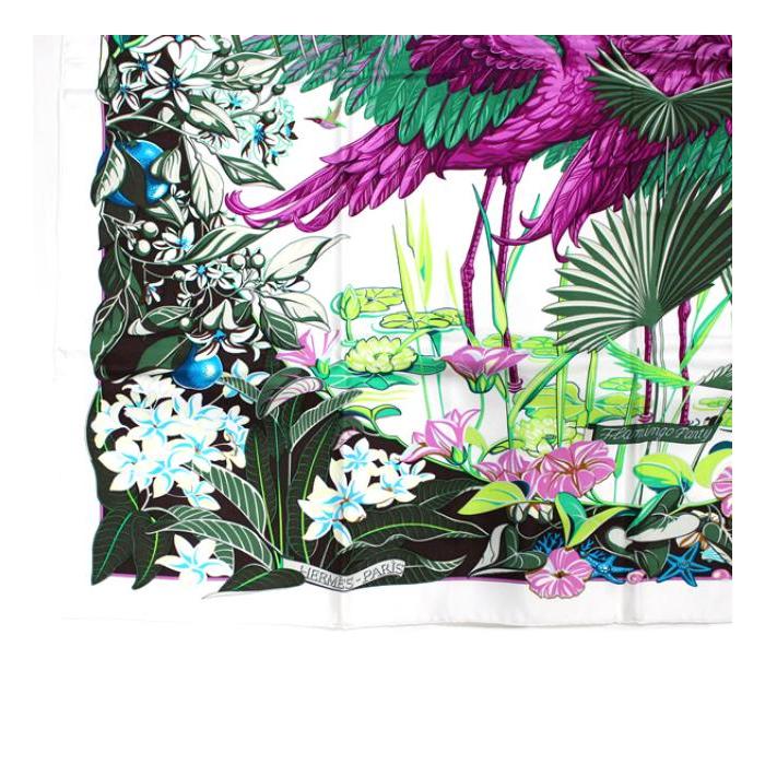 HERMES（エルメス） 【広尾店】エルメス カレ90【フラミンゴパーティ