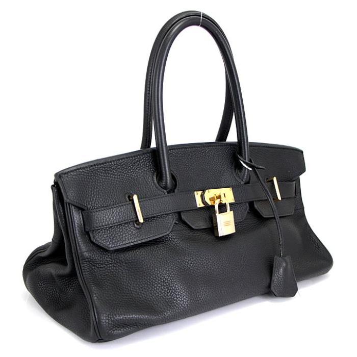 HERMES 【広尾店】エルメス ショルダーバーキン 42 黒 HERMES 【広尾店】エルメス ショルダーバーキン 42 黒