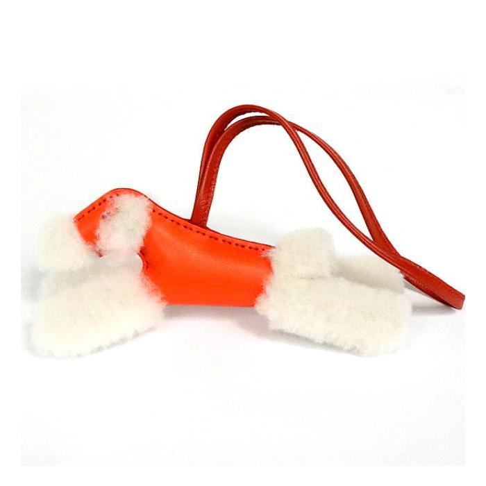 HERMES 【広尾店】新品 エルメス バディ バッグチャーム ムートン