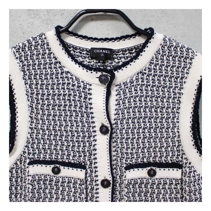 CHANEL 【広尾店】極美品 シャネル 22SS ノースリーブ ニット CHANEL 【広尾店】極美品 シャネル 22SS ノースリーブ ニット