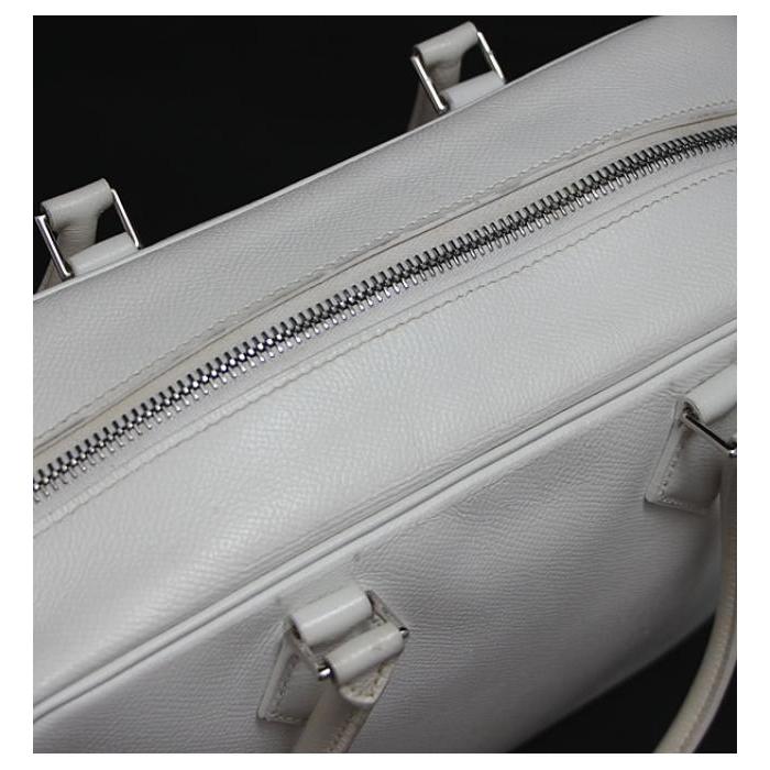 HERMES（エルメス） 【広尾店】エルメス プリュム28 エプソン 白