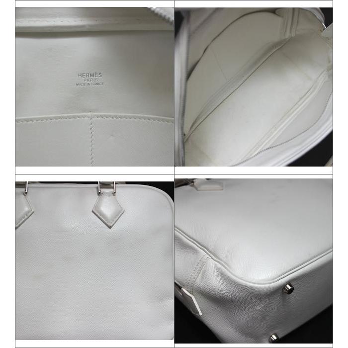 HERMES（エルメス） 【広尾店】エルメス プリュム28 エプソン 白 