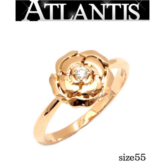 広尾店】極美品 シャネル CHANEL カメリア 1P ダイヤ リング 指輪