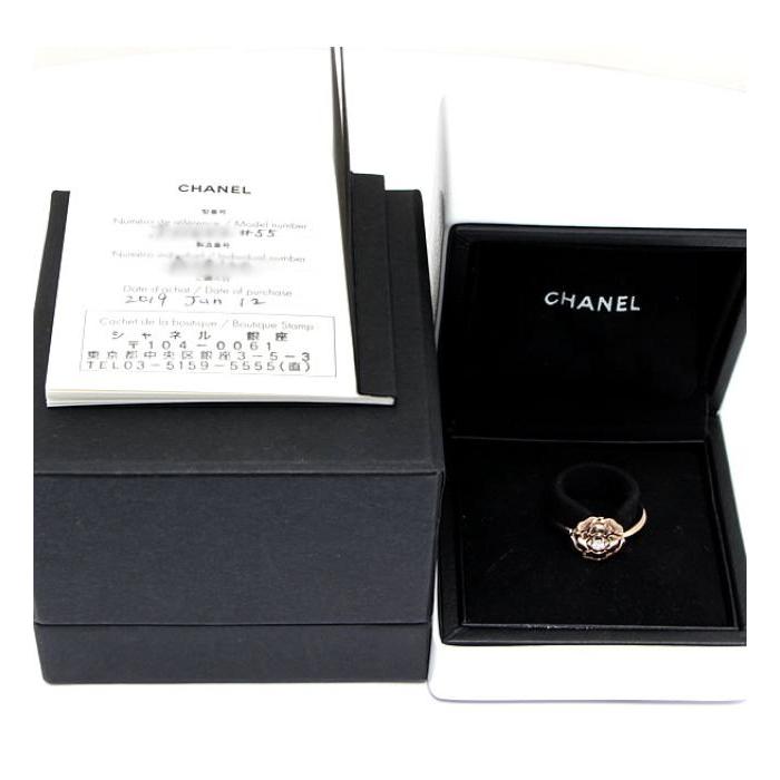 CHANEL（シャネル） 【広尾店】極美品 カメリア 1P ダイヤ リング 指輪