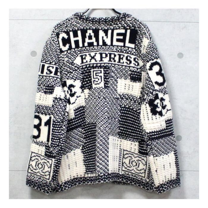CHANEL 【広尾店】シャネル 20C カシミヤ ニット ジャケット ココ 