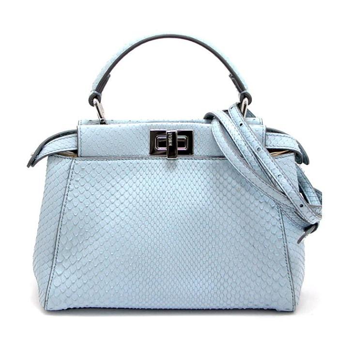 FENDI 【広尾店】極美品 フェンディ ミニ ピーカブー 2WAY バッグ 