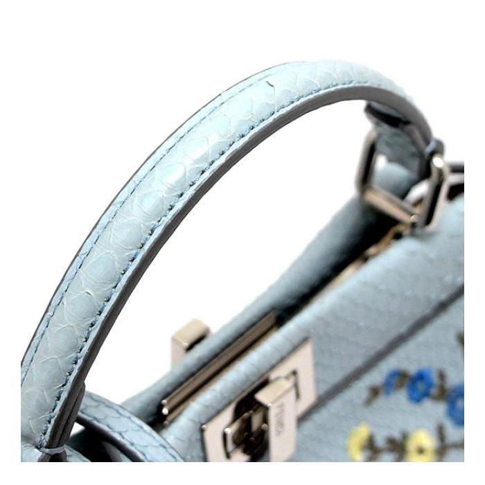 FENDI 【広尾店】極美品 フェンディ ミニ ピーカブー 2WAY バッグ 