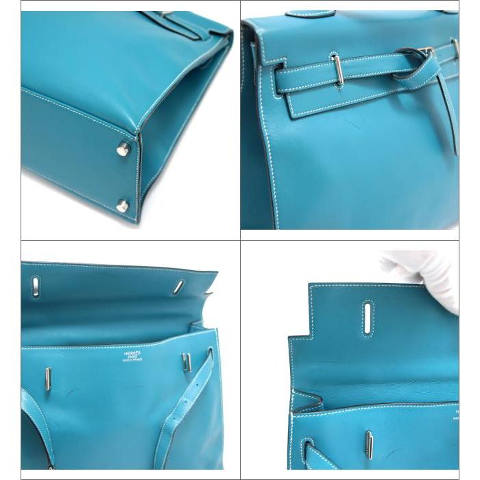 HERMES（エルメス） 【広尾店】エルメス ケリーフラット35 ブルー